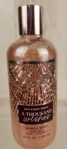 BATH & BODY WORKS 10 OZ A THOUSAND WISHES BUBBLE BATH - Picture 1 of 3