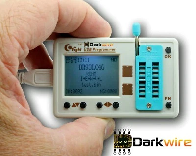 SkyPRO II USB Programmer - Eprom Burner - LCD Screen -  24 25 93 SPI FLASH AVR - Image 1 of 4