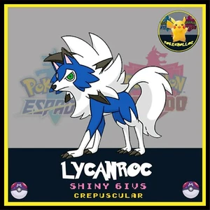 ✨ LYCANROC CREPUSCULAR ultra Shiny 6 iv ' s ✨ |  pokemon 🗡️ espada | escudo🛡️ - Picture 1 of 3
