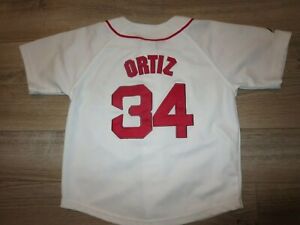 David Ortiz #34 Boston Red Sox MLB Majestic Jersey Boys 7