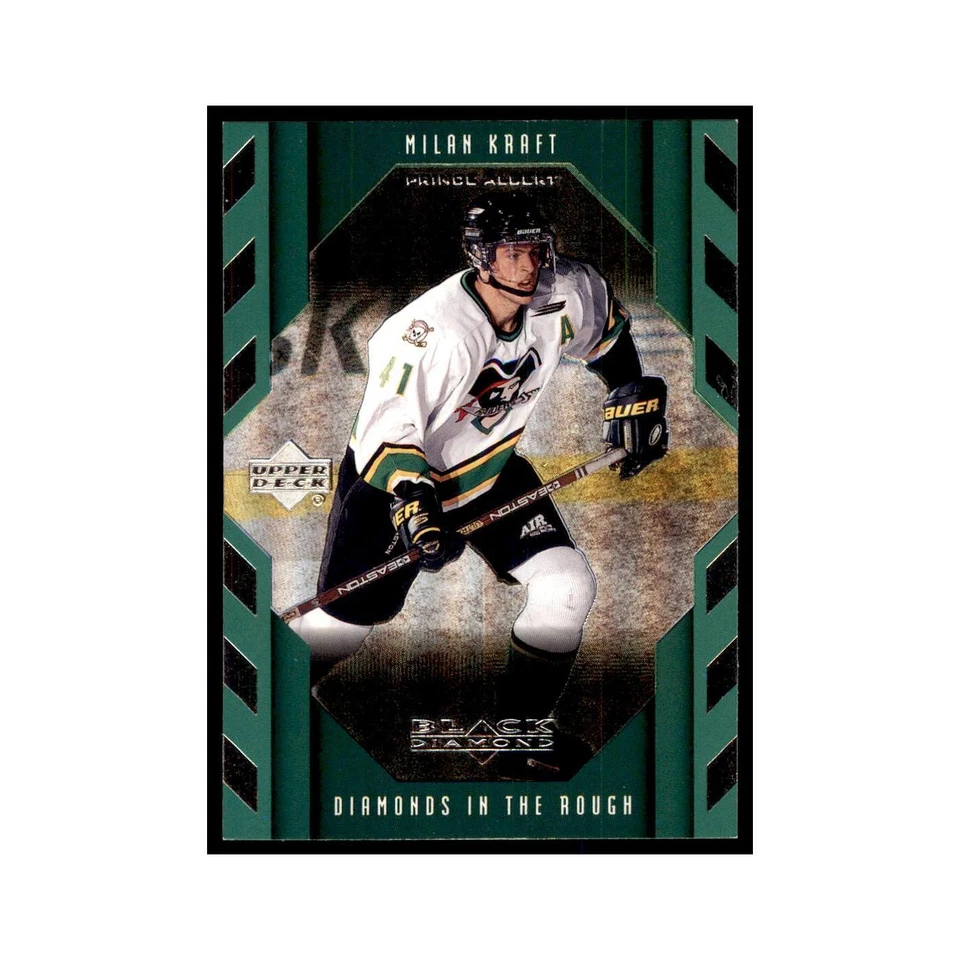 1999 Upper Deck Black Diamond Milan Kraft Hockey Cards #102 - Image 1 of 3