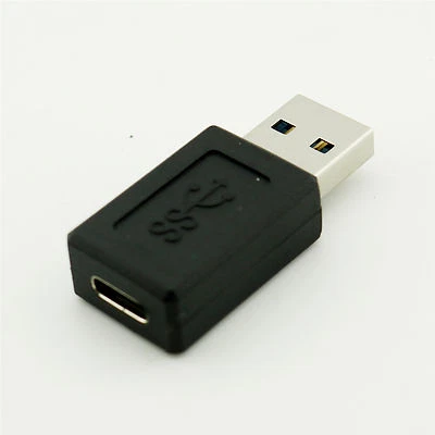 Portable USB 3.0 A To USB 3.1 Type-C Adapter Connector Male To Female Converter - Image 1 of 4