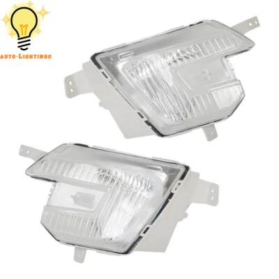 Front Driving Fog Lights Lamps Sets With Bulbs For 2016-2019 Ford Explorer - Image 1 of 4
