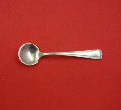 Colher de sal de prata esterlina Embassy Scroll by Lunt 2 1/8" talheres de herança - Imagem 1 de 3