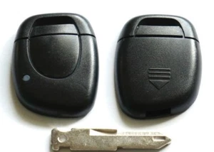 For Renault Clio Kangoo Twingoo 1 button remote key fob case shell with blade  - Picture 1 of 4