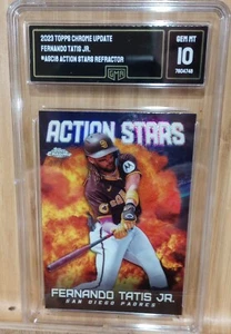 Fernando Tatis Jr., 2023 Topps Chrome Update #ASC-18, Graded 10 (Gem Mint). - Picture 1 of 2