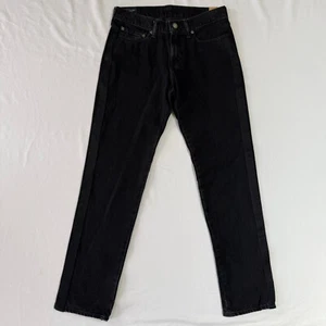 Abercrombie & Fitch Langdon Skinny Jeans Mens 28x30 Black Denim Stretch New NWT - Picture 1 of 14