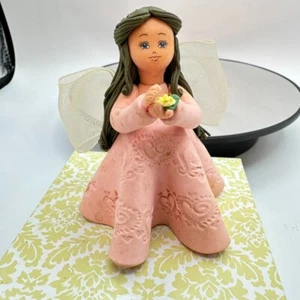 Angel Collectible Nick Nack KNEEDED ANGELS  6404 "Thank You" 3in high 3 wide - Picture 1 of 4