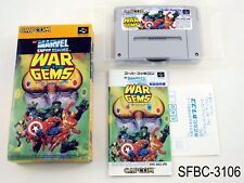 Complete Marvel Super Heroes War of the Gems Super Famicom Japan Import US Sellr