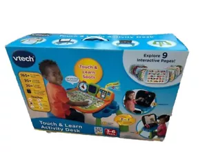 Educational VTECH Kids Toddler Activity Touch & Learn Table 160+ Words Ages 3-6 - Picture 1 of 8