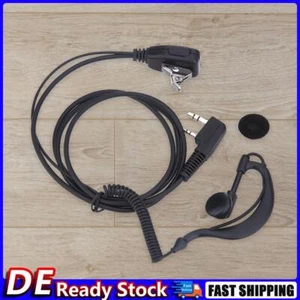 2 Pin Ohrhörer Headset Ptt Mic Walkie Talkie Headset für Baofeng UV5R Kenwood De - Zdjęcie 1 z 7