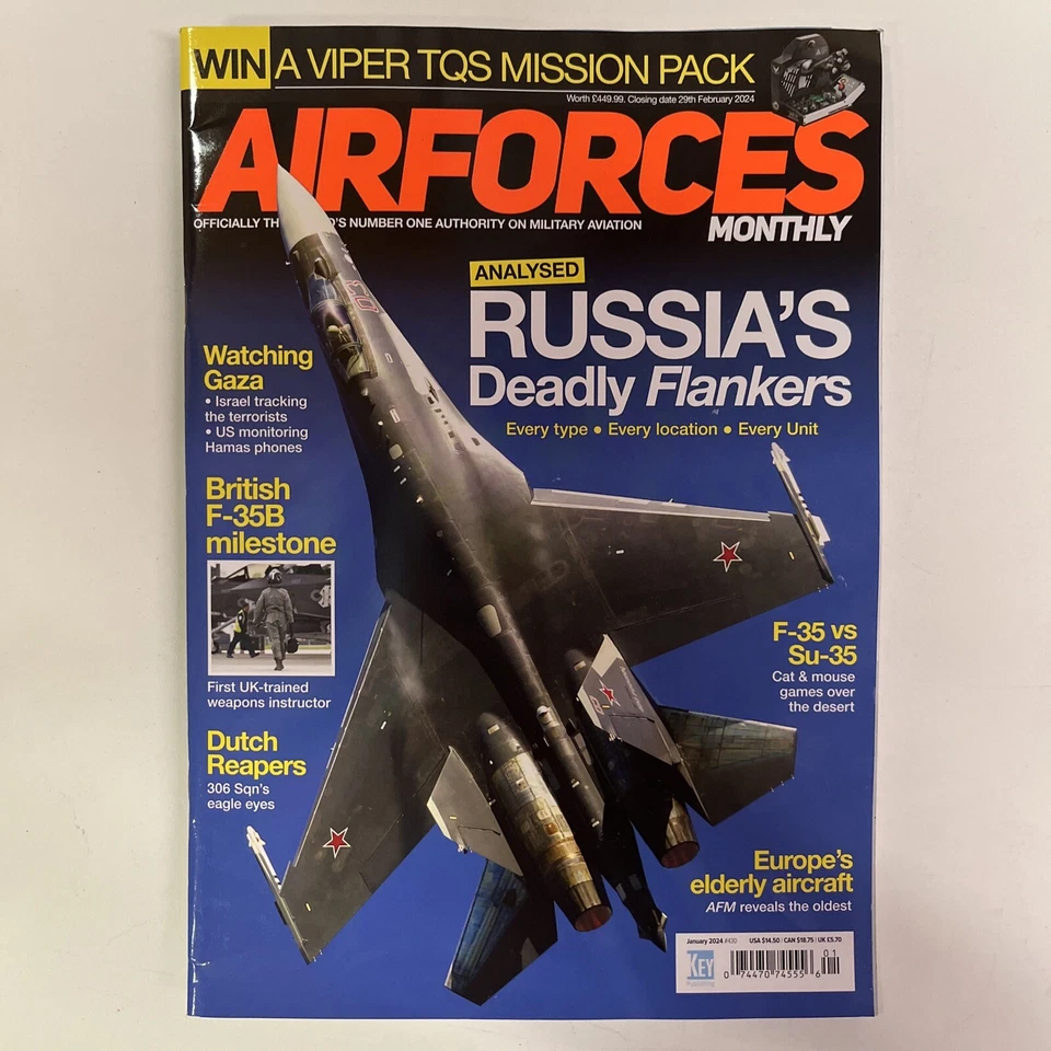 Airforces Monthly Magazine January 2024 Analysed Russia'S Deadly Flankers - Image 1 of 1