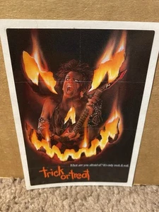TRUCO O TRATO Vinilo Adhesivo Terror 3" x 4" ¡Envío Gratis! Metal Gore retro años 80 - Imagen 1 de 1