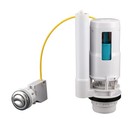 TOILET FLUSH SYSTEM FILL VALVE BUTTON CISTERN DUAL PUSH SIPHON BOTTOM SIDE
