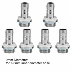 Brass Barb Fittings Tube Tow-touch Fitting Barb Connector For PC Water Cooling - Afbeelding 1 van 8