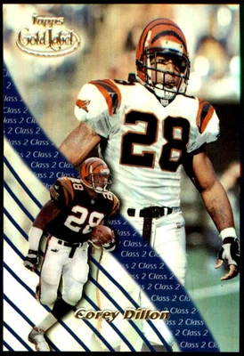 Corey Dillon 2000 Topps Gold Label #52 Bengals NFL READ FREE SHIP AutographDen - Image 1 of 2