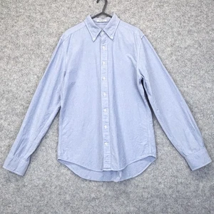 Gant Perfect Oxford Fitted Shirt Size Medium Mens Blue Button Down Smart Casual - Picture 1 of 8
