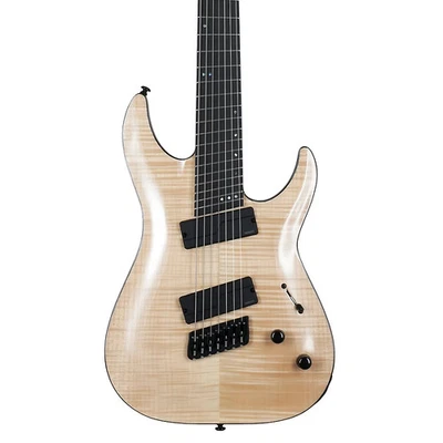 Schecter C-7 MS SLS Elite 7 弦多尺度电吉他光泽天然 — 第 1/4 张图片