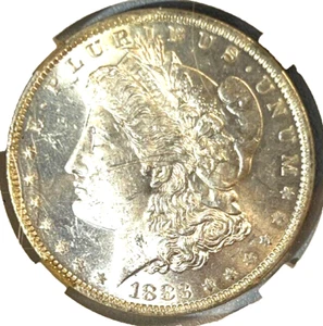 Dólar de plata O Morgan 1883 elección BU - blanco - envío gratuito - Imagen 1 de 4