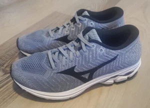 Zapatos para correr Mizuno para mujer 10 EU 41 gris Waveknit R2 Entrenadores con cordones Veganos Jog - Imagen 1 de 11