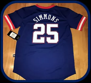 PHILADELPHIA 76ER NBA APPAREL BEN SIMMONS REPLICA JERSEY YOUTH MEDIUM 10-12 NEW - Picture 1 of 3