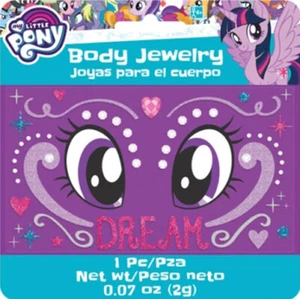 MY LITTLE PONY Cumpleaños/Fiesta de Halloween Suministro JOYERÍA CORPORAL CARA MLP - Imagen 1 de 2