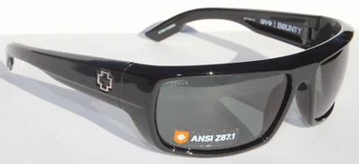 SPY OPTICS Bounty ANSI Z87.1/Z87-2+ Sunglasses Black/HD+ Gray Green NEW - Image 1 of 4