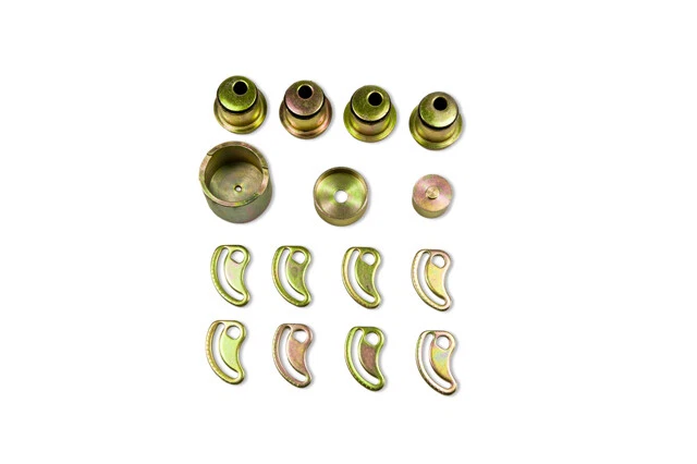 Belltech 99-18 Chevy Silverado C1500 Sierra Bujes de inclinación delanteros Placa de bloqueo de leva Foto 1 de 1