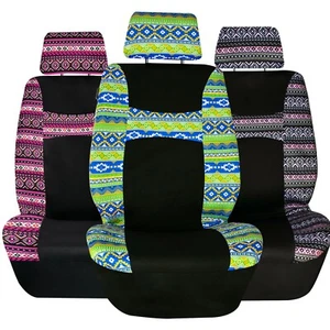 TLH Mesa57 Southwestern Print Car Seat Covers Universal for Cars, Trucks, SUVs - Bild 1 von 19