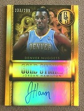 Jordan Hamilton 2013-14 Panini Gold Standard Gold Strike Autograph #55 /299 NBA