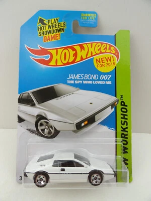 2015 Hot Wheels Workshop #219 James Bond 007 The Spy Who Loved Me Lotus Esprit Foto 1 de 4