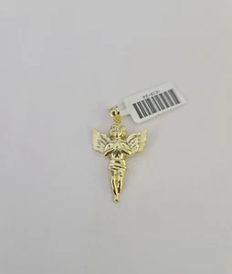 10k Praying Angel Charm Pendant REAL 10KT Religious Yellow Gold Genuine. - Picture 1 of 5