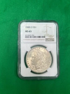 1888 O Morgan Silver Dollar Coin NGC MS63 S$1 4510439-036 - Picture 1 of 2