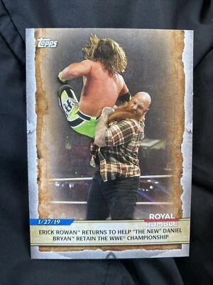 topps 84 eric rowan royal rumble card - Image 1 of 2