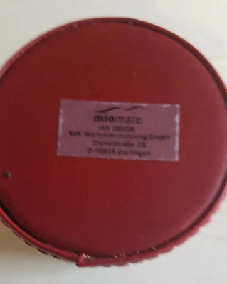 9 teiliges Schmink pinsel Set unbenutzt in einem roten Lederetui - Bild 1 von 4