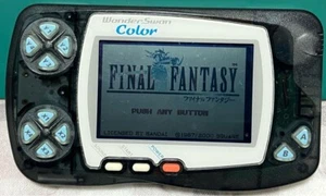 Wonder Swan Color (WSC-001) - Crystal Black Operation Tested Only Console - Picture 1 of 10