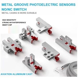 Metal Groove Photoelectric Switch5V Photoelectric Sensor U-Type Induction Switch - Picture 1 of 21