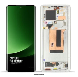 Digitalizzatore touch screen display LCD + cornice argento per Xiaomi 13 Ultra 2304FPN6DC - Foto 1 di 1