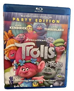 Trolls Blu-Ray+DVD Movie Party Edition (2016) - Picture 1 of 1