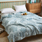 Couverture de lit respirante gaze pur coton six couches couvertures 100 % coton