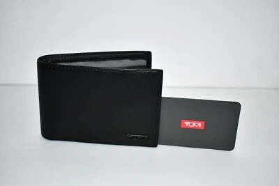 Tumi Leather ID Lock Slim Single Billfold in Black #93688-1041 NWT - Image 1 of 4