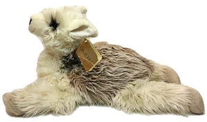 RARE Vintage Dakin Llama Luella Alpaca Gray long Pile Stuffed Animal Plush TAG - Picture 1 of 12