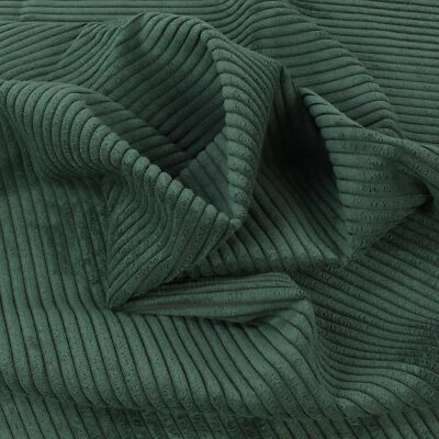 Cord Stoff Grün Meterware Polsterstoff Möbelstoff Möbelbezugsstoff Stühle Kissen - Bild 1 von 4