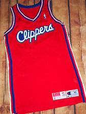 100% Authentic Champion LA Clippers Game Issued Road Jersey 46 + 4 Pro Cut Blank