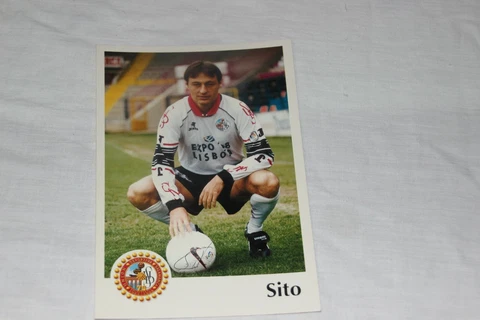 Vintage Postcard Player Union Sport Salamanca Web Site With Your Signed Cotizada Cover