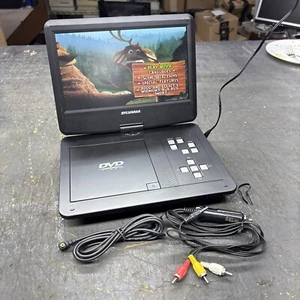 Sylvania SDVD1048 Portable DVD Player 10” Swivel Screen w/ Cords - Picture 1 of 3