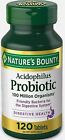 New Acidophilus Probiotic Nature's Bounty Supplement Digestive Health 120 tablet