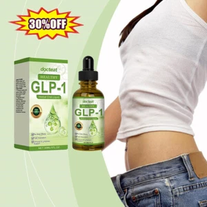 30 ml GLP-1 GLP-1 Herbal Fat Burning Supplements Golden Grade GLP-1 Drops - Picture 1 of 15