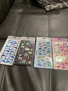 Vintage Stickerpotomus Sticker Set Handabdrücke 90er Retro Brandneu Versiegelt 4 Pks - Bild 1 von 5