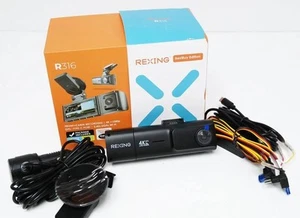 Rexing R316 4K GPS WiFi Front & Cabin Dashcam BBY-R316- - Picture 1 of 1